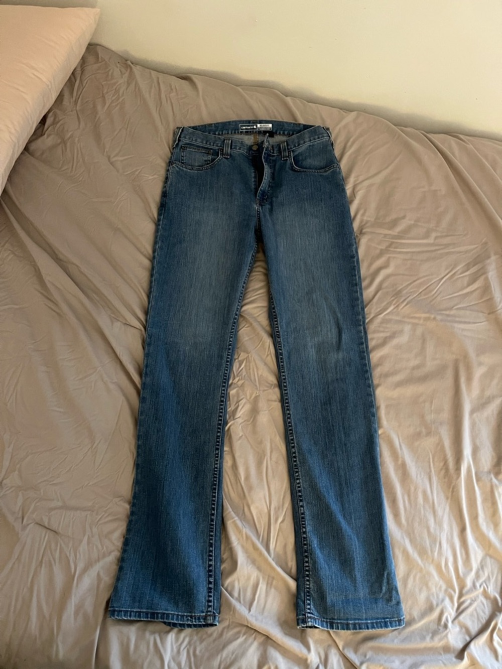 Carhartt Relaxed Fit Denim Jeans in Medium Blue